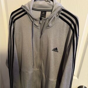 Grey men’s adidas hoodie xl